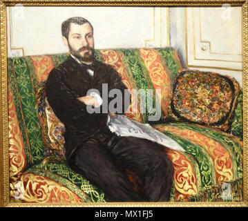 . Portrait de Richard Gallo . 1881 ; 2011-11-04 20:30:46. Daderot 497 Portrait de Richard Gallo, Gustave Caillebotte, 1881 - Nelson-Atkins Museum of Art - DSC08993 Banque D'Images