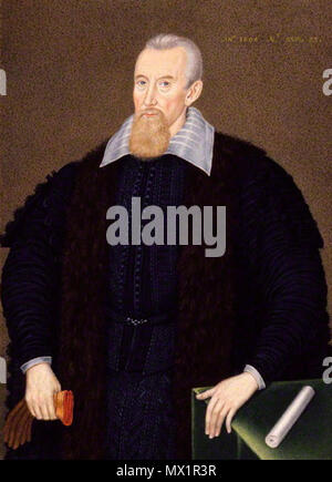 . Anglais : Edward Bruce, 1er Seigneur Kinloss (1548-1611) . 1834 copie par George Perfect Harding, après 1604 par un artiste inconnu d'origine 376 LordKinloss Banque D'Images