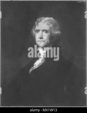 . Svenska : Thomas Jefferson, 1743-1826 . Date inconnue 605 Thomas Jefferson, 1743-1826 - Nationalmuseum - 39838 Banque D'Images