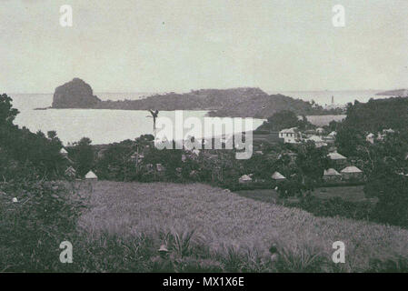 . Fort Duvernette et Young's Island de Calliaqua, Saint Vincent . Années 1890. Ce fichier n'est pas informations sur l'auteur. 213 Fort Duvernette et les jeunes de l'Île, Calliaqua St Vincent 1890 Banque D'Images
