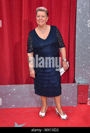 Laila morse fréquentant le feuilleton britannique Awards 2018 tenue à l'Hackney Empire, Londres. Banque D'Images