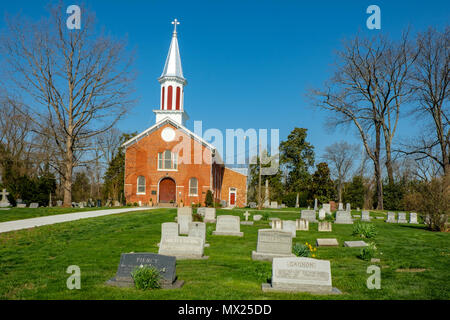 Église Saint Pauls, 6750 Fayette Street, Haymarket, Virginia Banque D'Images