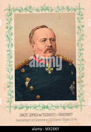 . Anglais : Peinture du général von Tschirschky Adolph Leopold 1828-1893 . 8 décembre 2013, 16:47:48. inconnu plus de 100 ans 111893 Tschirschky adolph leopold Banque D'Images