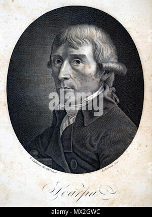 . Antonio Scarpa (1752-1832) : Saggio di osservazioni e d'esperienze sulle principali malattie degli occhi, 1801. Janvier 2008. 545 McLeod Scarpa portrait ovale Banque D'Images