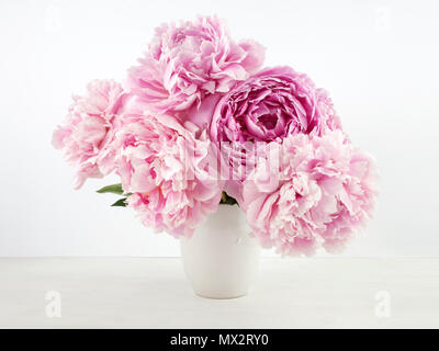 Bouquet de pivoine rose Banque D'Images