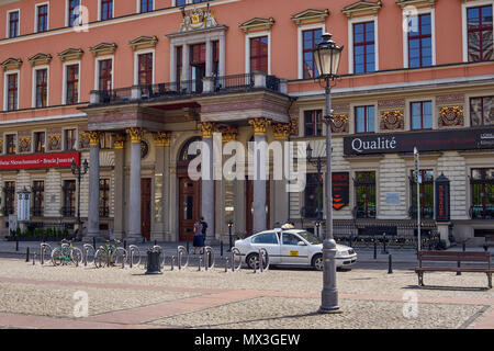 Wroclaw Solny Square Old stock exchange building Banque D'Images