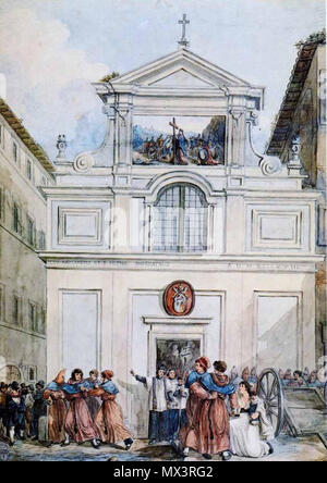 . Italiano : distrutta chiesa di Sant'Elena dei Credenzieri . 1834. Achille Pinelli (1809-1841) Noms alternatifs a. pinelli ; a. Pinelli ; achille Pinelli Description peintre italien Date de naissance/décès 1809 5 septembre 1841 Lieu de naissance/décès Rome Naples 1826 - 1835 période de travail contrôle d'autorité : Q1088343 : VIAF 60287538 ISNI : 0000 0000 6629 0064 ULAN : 500008693 RCAC : n87883938 GND : 134030001 25 WorldCat Achille Pinelli Sant'Elena dei Credenzieri Banque D'Images