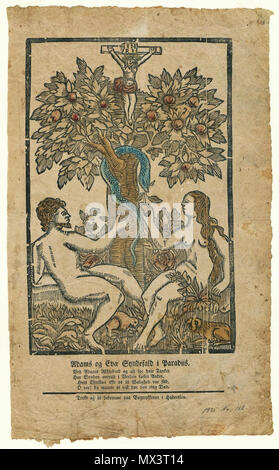26 Adams og Evae Paradiis je Skabelse85 objet Banque D'Images