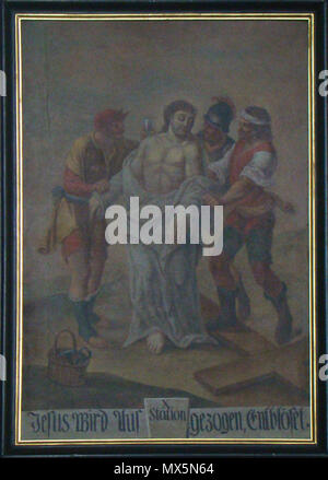 . Deutsch : Bild aus der dans Passionsfolge Erlenbach-Binswangen au St Michael . peinture : xixe siècle, photo : 2012. n.n., 19e siècle peinture 85 Binswangen-stmichael2012-02 Banque D'Images