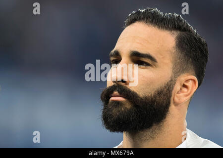 Adil Rami de la France au cours des match amical entre la France 3-1 Italie au stade de l'Allianz Riviera, 01 juin 2018 à Nice, France. (Photo de Maurizio Borsari/AFLO) Banque D'Images