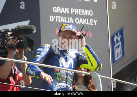 Scarperia, Italie. 3e juin 2018. Au cours de la race au MotoGP Mugello Cuircuit International pour la sixième ronde de championnat du Monde MotoGP Gran Premio d'Italia Oakley le 3 juin 2018 à Scarperia, Italie Crédit : Fabio Averna/Alamy Live News Banque D'Images