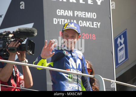 Scarperia, Italie. 3e juin 2018. Au cours de la race au MotoGP Mugello Cuircuit International pour la sixième ronde de championnat du Monde MotoGP Gran Premio d'Italia Oakley le 3 juin 2018 à Scarperia, Italie Crédit : Fabio Averna/Alamy Live News Banque D'Images