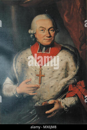 . Deutsch : Zeitgenössisches Cäsar Portrait Constantin Franz von Hoensbroech (1724-1792), Fürstbischof von Liège English : portrait contemporain de César Constantin François de Hoensbroeck (1724-1792), prince-évêque de Liège . 18e siècle 108 César Constantin Franz von Hoensbroech Banque D'Images