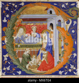 . Anglais : Don Silvestro dei Gherarducci - de Progressive Santa Maria degli Angeli - folio 148 - La naissance de la Vierge dans un premier G (Metropolitan Museum of Art, 21,168) . 14e siècle. Don Silvestro dei Gherarducci (1339-1399) Peintre et enlumineur italien Description Date de naissance/décès 1339 1399 Lieu de naissance/décès Florence Florence médiévale période de travail lieu de travail Florence contrôle d'autorité : Q3960740 : VIAF 95822894 ISNI : 0000 0000 7105 3426 ULAN : 500022992 RCAC : nr94017599 : WGA, Don Silvestro dei GHERARDUCCI WorldCat 168 Don Silvestro dei Gherarducci - de Progressive S Banque D'Images