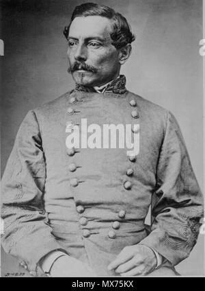 . Pierre Gustave Toutant de Beauregard, commandant de troupes confédérées qui attaque le fort Sumter en 1861. 19e siècle. Ce fichier n'est pas informations sur l'auteur. 111 Le capitaine Beauregard Banque D'Images