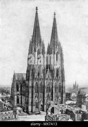 . Kölner Dom um 1925 . 18 janvier 2008. ksh:User:Jüppsche 139 Koelner Dom de Cologne 1925 Banque D'Images