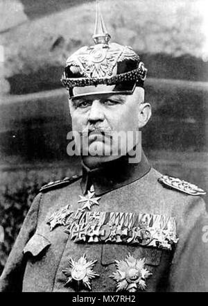 . Anglais : Erich Ludendorff en 1918 . 1918. Photographe inconnu 193 Erich Ludendorff 1918 Banque D'Images