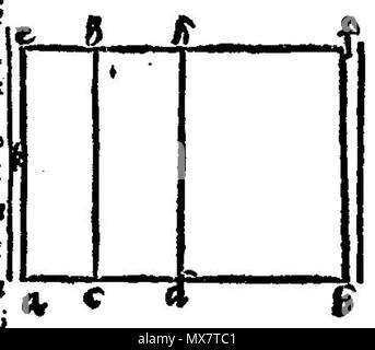 . Italiano : Disegno per gli Elementi di Euclide - edizione tradotta da Niccolo Tartaglia . 29 septembre 2013, 15:51:55. Niccolo Tartaglia, 1565 Euclid 197 041r Banque D'Images