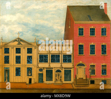 . Anglais : Le magasin et l'entrepôt de Duncan Phyfe, 168-172 Fulton Street, New York City. Médium : Aquarelle, encre noire et gouache sur papier vergé blanc. Dimensions : 15 7/8 x 19 5/8 in. (40,3 x 49,8 cm) . vers 1816. 173 Duncan Phyfe inconnu boutique et entrepôt Banque D'Images