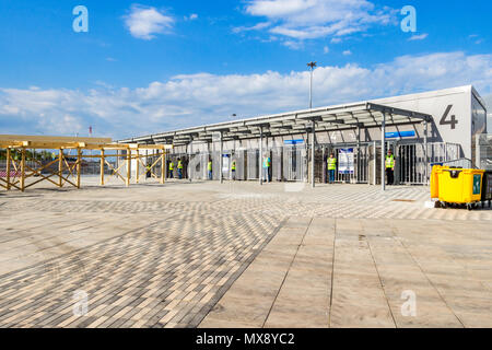 Samara, Russie - 16 mai 2018 : Entrée de l'arena football stadium de Samara Banque D'Images