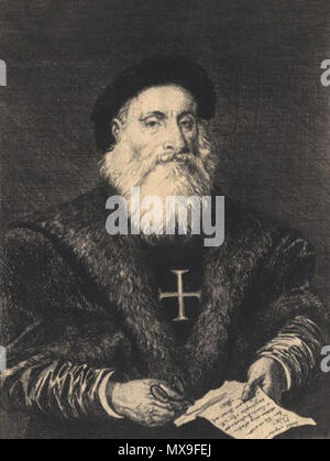 Vasco da Gama 627 por Charles-Édouard Armand-Dumaresq Banque D'Images