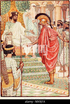 . Anglais : ces histoires de l'histoire de l'ancienne Grèce commencer avec les mythes et légendes de dieux et de héros et de fin avec les conquêtes d'Alexandre le Grand. Le livre est accessible et bien organisé, mais il est beaucoup plus détaillé que d'autres textes d'initiation. Il couvre l'histoire grecque de l'âge de la mythologie à la naissance d'Alexandre, mais en raison de sa longueur, nous ne la recommandons pas pour la 5e année ou moins. C'est une excellente référence, s'engager à fond, et un bon candidat pour un étudiant un peu plus âgés fait ses premiers pas dans l'histoire grecque. Pas mentined. Walter Crane (1845-191 Banque D'Images