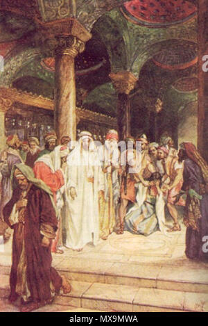 . Trou, WILLIAM : la vie de Jésus de Nazareth. 80 photos. 1908. Trou Trou 283 William Joven annonce ltera Banque D'Images