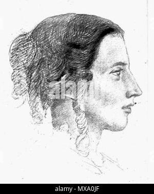 . L'écrivain américaine Harriet Beecher Stowe (1811-1896) par David d'Angers (1788-1856) . 1890. David d'Angers 267 Harriet Beecher Stowe par David d'Angers Banque D'Images