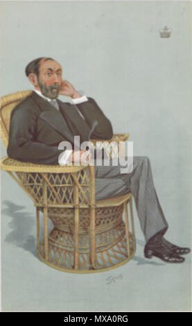 . Caricature d'Edward George Littleton, 3 Baron Hatherton (1842-1930). 1895. Henry Charles Seppings-Wright 268 Lord Hatherton Vanity Fair 23 Mai 1895 Banque D'Images