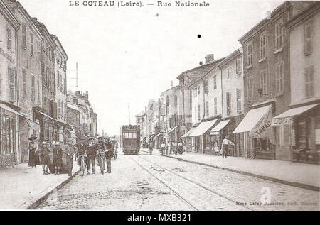 . English : Avenue de la libération au début du XXe siècle . 1900. Arneonreloi 65 Avenue de la libération (1) Banque D'Images