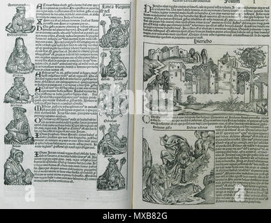 . Anglais : Hartmann. Schedell Liber Cronicarum, Nuremberg, Anton/Koberg Schreyer & Sebastian Kammermeister, 1493. 1493. Hartmann Schedel 315 Jéricho - Schedell Hartmann - 1493 Banque D'Images