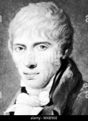 . Anglais : John Loudon McAdam (1756-1836), ingénieur écossais et road-builder. . Gravure de Charles Turner 322 John Loudon McAdam Banque D'Images