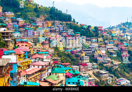 Le Brésil pas ni l'Argentine sa mon l'Inde. Le magnifique paysage de Shimla située dans l'Himachal Pradesh. Banque D'Images