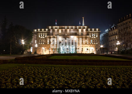 Vieux palais royal à Belgrade Banque D'Images