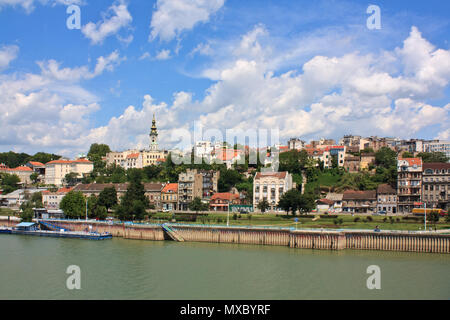 Paysage de Belgrade sur une belle journée ensoleillée Banque D'Images