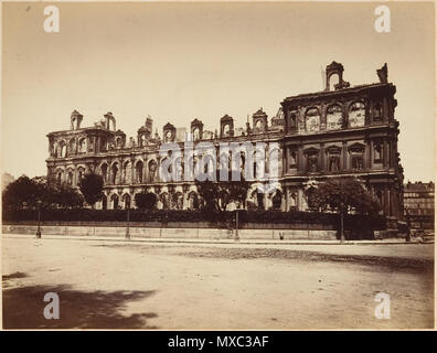 . Anglais : Les ruines de Paris et de ses environs 1870-1871 : 100 Photographies : Premier Volume. Par A. Liébert, texte par Alfred d'Aunay. Auteur : Alfred d'Aunay (Français) Date : 1870-71 Médium : Épreuve épreuves à partir de négatifs sur verre Dimensions : env. : Images 19 x 25 cm (7 1/2 x 9 13/16 in.), ou les supports de marche arrière : 32,8 x 41,3 cm (12 15/16 x 16 1/4 in.), ou l'inverse de la ligne de crédit Classification : Albums : Joyce F. Menschel Fonds Bibliothèque Photographie 2007 NUMÉRO D'ACCESSION : 2007.454.1.1-.33 . 1870-71. Alphonse Liébert J. (Français, 1827-1913) 369 Les ruines de Paris et de ses environs, 1870-1871 Banque D'Images