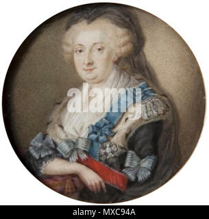 . Anglais : Maria Anna Sophia de Saxe, l'électrice de Bavière. (1728-1797) English : Marie-Anne de Saxe, princesse électrice de Bavière (1728-1797) . 18e siècle. 397 Inconnue Maria Anna Sophia de Saxe Banque D'Images