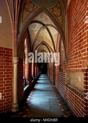 Château de Malbork, site du patrimoine mondial de l'UNESCO dans la région de Poméranie, Pologne Banque D'Images