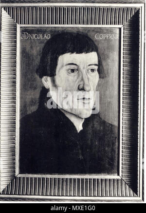 . Anglais : Portrait de Nicolas Copernic. Mikołaja Kopernika Polski : Portret. . Vers la mi 16e siècle 444 Nicolas Copernic Polish Banque D'Images