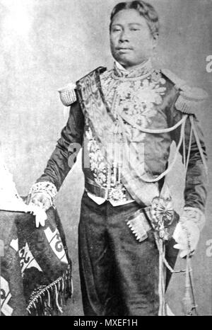 . Anglais : le Roi Norodom. 19e siècle. 341 inconnu le Roi Norodom Banque D'Images