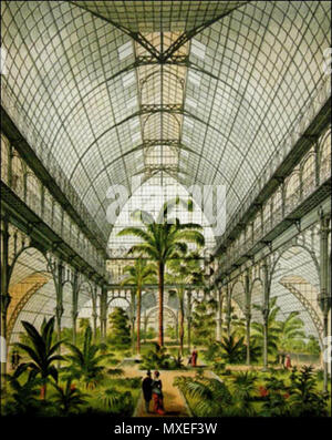 465 Palm House (Schönbrunn) 1883 PR-photo de 'JG Gridl et des constructeurs d'acier du pont, Vienne Banque D'Images