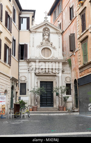 Rome, église Santa Barbara dei Librai, Campo de Fiori, Rome, Italie Banque D'Images