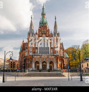 Cathédrale de Saint Joseph dans l'ancien domaine de Podgorze. Cracovie. Pologne Banque D'Images