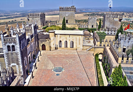 Castillo de Almodóvar del Río. Córdoba. L'Andalousie. España Banque D'Images