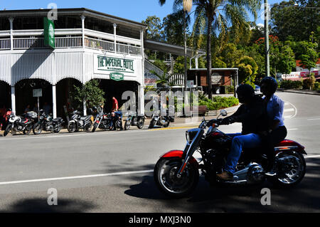 L'Imperial Hotel à Eumundi, Sunshine Coast, Queensland, Australie. Banque D'Images