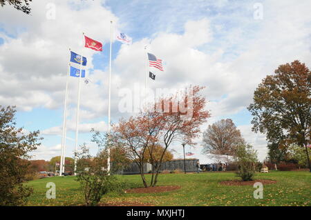 11/11/16 - Veteran's Day Event Le Veteran's Day celebration au Delaware Memorial Bridge en tant que membres de tous les services qu'hier et d'aujourd'hui honorer ceux qui ont servi, dans la région de Wilmington, Del. (US Army National Guard photo prise par le s.. James/Pernol libéré) Banque D'Images