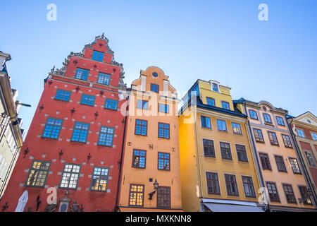 La vieille ville de Gamla Stan à Stockholm, Suède ville. Banque D'Images