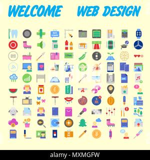 Ensemble d'icônes, Pack universel de qualité, Big Icon Collection. Vector illustration Illustration de Vecteur