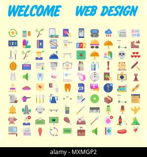 Ensemble de 100 icônes de haute qualité télévision. Vector illustration Illustration de Vecteur