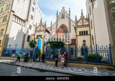 L'entrée du Musée juif de Prague, en République Tchèque Banque D'Images